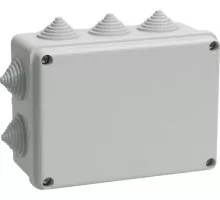 Распаячная коробка IEK KM41242 оп 150х110х70 ip55 (10 каб.ввод.) UKO10-150-110-070-K41-55