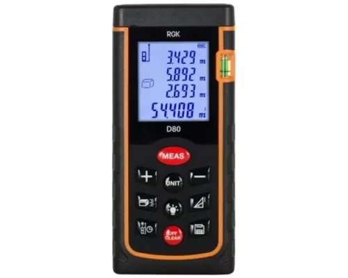 Лазерный дальномер RGK D80 [4610011871832]