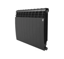 Радиатор отопления ROYAL THERMO Biliner 500 new - 10 секции биметалл Noir Sable НС-1176307