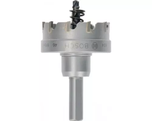 Коронка биметаллическая BOSCH Precision for Sheet Metal твердосплав 46 мм с напайками [2608594149]