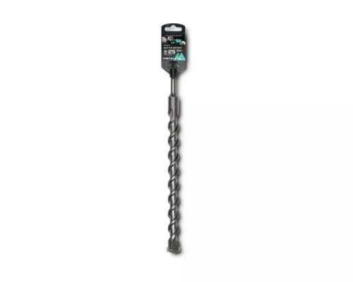 Бур SDS-plus METALLICA Optima 25х360/300 мм по бетону напайка с центром, 2 спирали [904978]