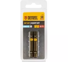 Набор бит Denzel SL5,0х50 сталь s2, шестигранный профиль, 2 шт. 11658