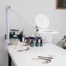 Лупа REXANT 31-0403 на струбцине круглая 5D с подсв. 56SMD LED, ø127мм