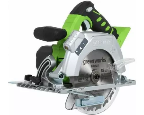 Пила циркулярная аккумуляторная GREENWORKS G24CS без АКБ и ЗУ (1500507) [1500507]
