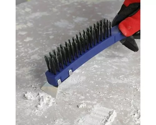 Щетка WORKPRO WP253001 проволочная стальная 3х17 Щетка WORKPRO WP253001 проволочная стальная 3х17