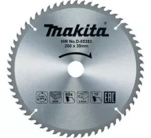 Пильный диск по дереву MAKITA 260x30x1,8x60T D-65383