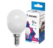 Лампа светодиодная КОСМОС GL45 12W 220V E14 4500K LkeLED12wGL45E1445