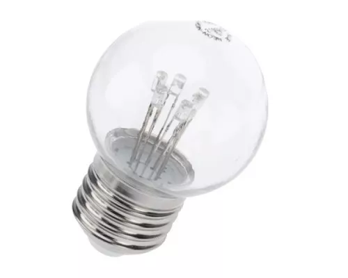 Лампа светодиодная Neon-Night 405-125 Шар Е27, 6 LED, d- 45 белая, прозрачная колба Лампа светодиодная Neon-Night 405-125 Шар Е27, 6 LED, d- 45 белая, прозрачная колба