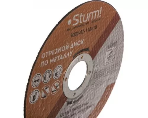 Отрезной круг по металлу STURM 9020-07-115x10 Отрезной круг по металлу STURM 9020-07-115x10