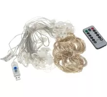 Гирлянда Neon-Night ДОЖДЬ ИЗ РОСЫ 6х3 м, 600 LED, белый 315-995