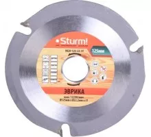 Пильный диск универсальный Sturm 9020-125-22-3T для ушм, 125x22x3 зуба (дерево, пластик, гипсокарт
