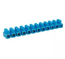 Клеммная колодка REXANT 07-5014-4 винтовая КВ-14 6-14, ток 20А, синяя, 10шт/уп