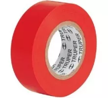 Изолента акриловая TRUPER M-22R 19 мм х 9 м, красная 13513