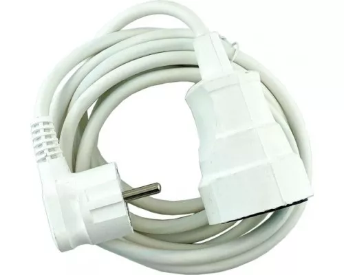 Удлинитель GLANZEN ES-03-005-white силовой шнур штепс. гнездо пвс 3х1,5 3м Удлинитель GLANZEN ES-03-005-white силовой шнур штепс. гнездо пвс 3х1,5 3м