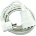 Удлинитель GLANZEN ES-03-005-white силовой шнур штепс. гнездо пвс 3х1,5 3м