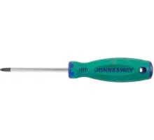 Отвертка крестовая JONNESWAY D71P2100 ANTI-SLIP GRIP, PH2 х 100 мм 049951