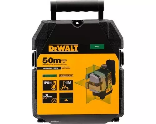 Лазерный уровень DeWALT DW089CG-XJ самовыравнивающийся, зеленый Лазерный уровень DeWALT DW089CG-XJ самовыравнивающийся, зеленый