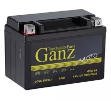 Аккумулятор GANZ AGM мото 9 A/ч прямая 152x87x107 CCA200 A GTX9-BS GN1209