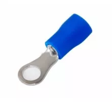 Наконечник REXANT 08-0032 ( уп 100 шт ) кольцевой изолированный ø 4.3 мм 1.5-2.5 мм² синий [08-0032]