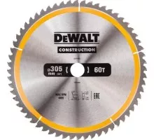 Пильный диск универсальный DeWALT 305х60тх30 мм Construction DT1960-QZ DT1960-QZ