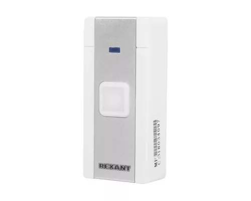 Звонок дверной REXANT 73-0070 беспров. в розетку с подсветкой и индикацией Звонок дверной REXANT 73-0070 беспров. в розетку с подсветкой и индикацией