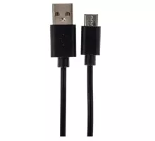 Кабель REXANT 18-1881 USB-A – Type-C, 1A, 1м, ПВХ, черный