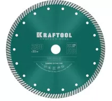 Алмазный диск для резки бетона KRAFTOOL TURBO 230 мм (армированный бетон, кирпич) 36682-230
