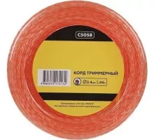 Леска триммерная CHAMPION Square Twist DUO 2.4мм/ 44м витой квадрат (C5058) C5058