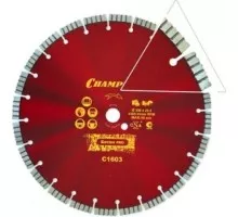 Алмазный диск для резки бетона CHAMPION Concrete Crunch PRO 350 C1603