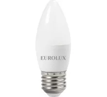 Лампа светодиодная EUROLUX C37 LL-E-C37-6W-230-4K-E27 76/2/10