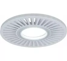 Светильник точечный GAUSS BACKLIGHT кругл./узор. белый, gu5.3, 3w, led 4000k BL136
