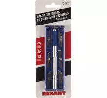 Набор скальпель REXANT 12-4917 со сменными лезвиями 7 предметов