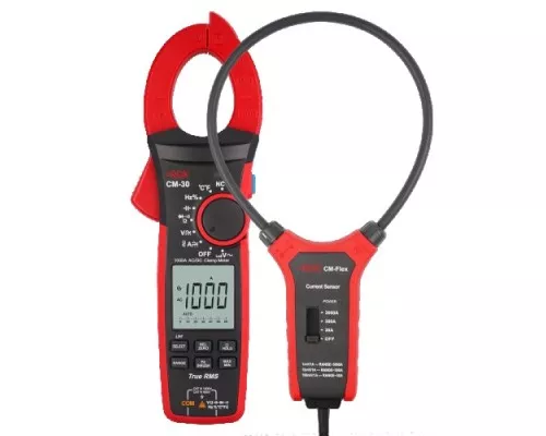 Клещи RGK 721418 токоизмерительные CM-30 + токовый датчик Клещи RGK 721418 токоизмерительные CM-30 + токовый датчик