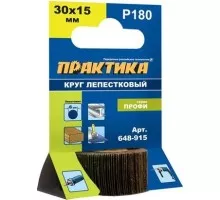 Круг лепестковый с оправкой ПРАКТИКА 30х15 мм P180 648-915 648-915