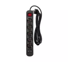 Удлинитель REXANT 13-4041 STANDARD 5 гнезд, 3м, 3х1,0мм², с/з, с выкл., 2USB