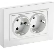 Розетка IEK BRITE РСш12-3 16а 2-м защ. шторки BR-R24-16-K01-F