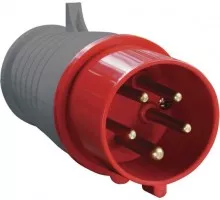 Вилка электрическая кабельная IEK ССИ-015 16а 3p+pe+n 380в ip44 PSR02-016-5