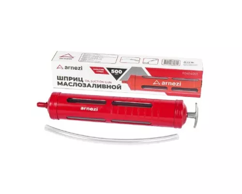 Шприц ARNEZI R7404053 маслозаливной 500 мл со смотровым окном Шприц ARNEZI R7404053 маслозаливной 500 мл со смотровым окном