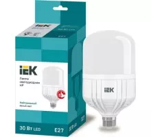 Лампа светодиодная IEK HP 30Вт 230В 4000К E27 LLE-HP-30-230-40-E27