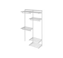Гардеробная система ПРАКТИК HOME Optima G120 белая S70199916501