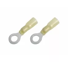Наконечник REXANT 08-0059 ( уп 100 шт ) желтый кольцевой термоусаживаемый ø 8.4 мм 4-6 мм [08-0059]