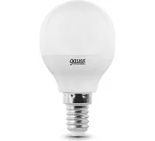 Лампа светодиодная GAUSS Шар elementary шар 12w 880lm 3000k е14 led 53112