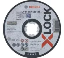 Отрезной круг по нержавеющей стали X-LOCK BOSCH 125х1,0х22 мм AS60TINOX-BF Expert for Inox and Metal 2608619264