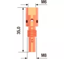 Адаптер  контактного наконечника FUBAG  M6х35 мм (2шт) FB.TA.M6.35