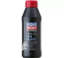 Масло для вилок и амортизаторов LIQUI MOLY Motorbike Fork Oil Heavy 15W 0,5 л 7558 синтетическое 7558/1524