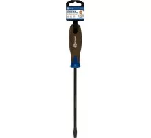 Отвертка шлицевая Кобальт 912-052 polywood sl 8,0х200 мм cr-v, древесно-полимерная р