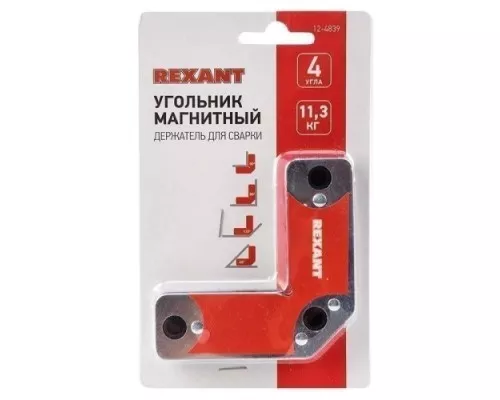 Магнитный угольник REXANT 12-4839 для сварки на 4 угла, усилие 11,3 кг Магнитный угольник REXANT 12-4839 для сварки на 4 угла, усилие 11,3 кг