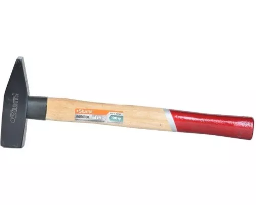 Молоток STURM 1010-52-WD1000 деревянная рукоятка, 1000гр. Молоток STURM 1010-52-WD1000 деревянная рукоятка, 1000гр.
