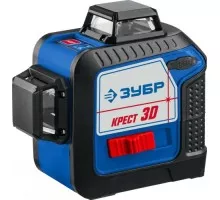 Лазерный уровень ЗУБР ПРОФЕССИОНАЛ крест 3d 34908_z01