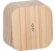 Выключатель проходной IEK GLORY ВСп10-1-0-ХС 1-клавишный 10А сосна EVH12-K34-10